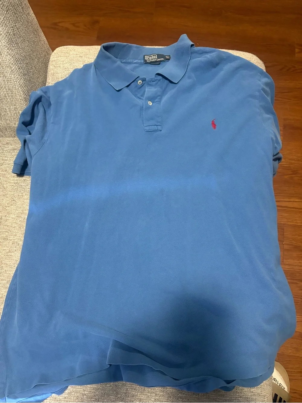 Ralph Lauren Blue Polo with Red Pony Logo